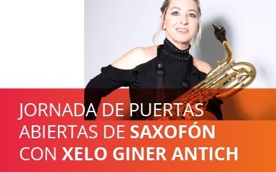 Jornada de puertas abiertas de Saxofón online Xelo Giner