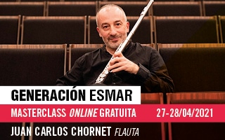 Generación ESMAR – Masterclass online gratuita de flauta
