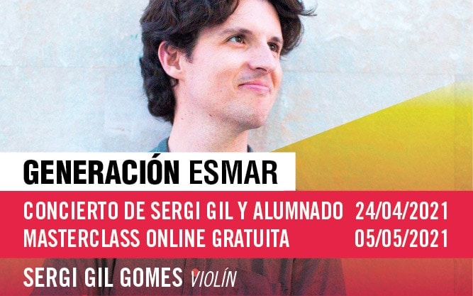 Generación ESMAR – Concierto y Masterclass online de violín