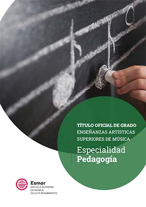 Dossier sobre la especialidad de Pedagogía